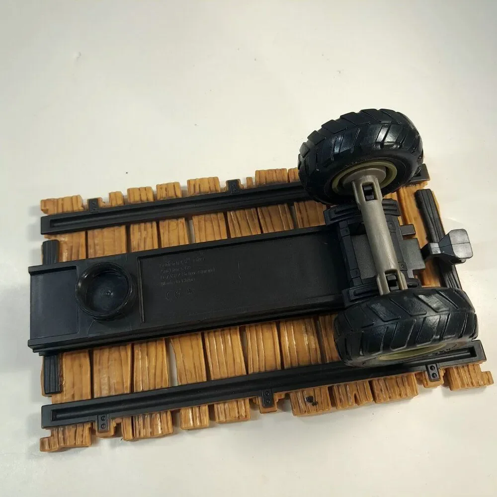 SCHLEICH Wild African SAFARI expedition truck trailer back part faux wood ONLY‎